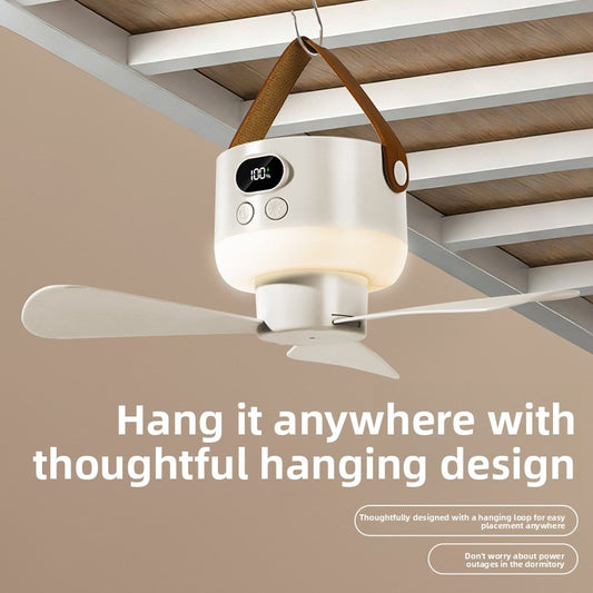 White remote-controlled ceiling fan variant for full room control