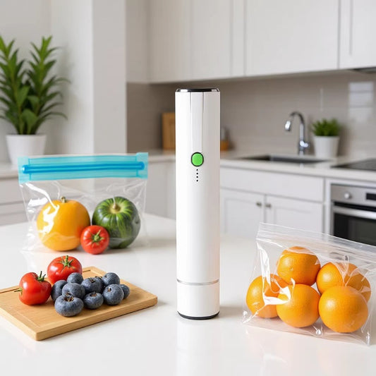 TrendLoop H9 portable rechargeable vacuum food sealer, pen-shaped design