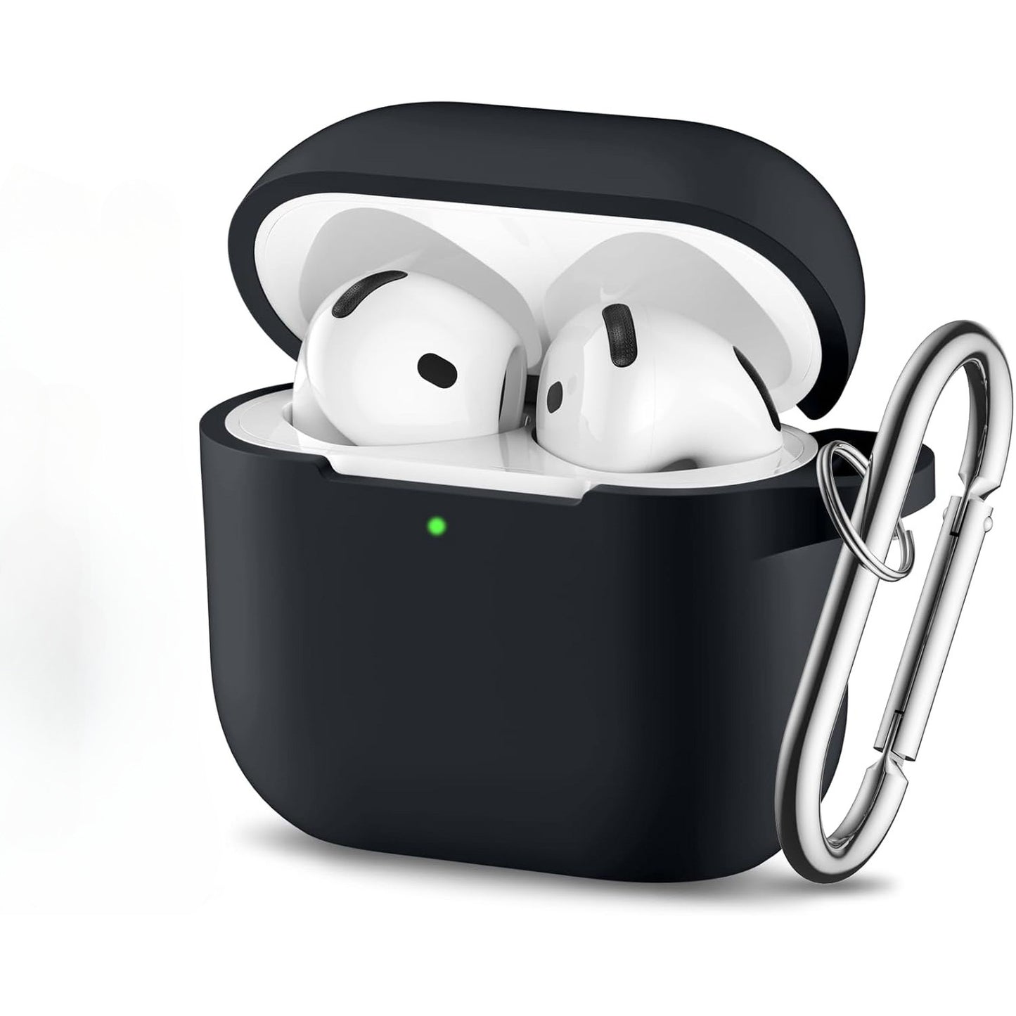 Soft silicone AirPods case in white