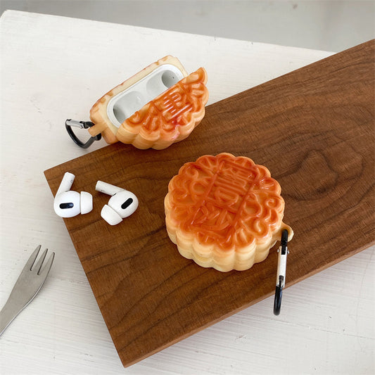 TrendLoop 3D moon cake AirPods case in flexible PVC