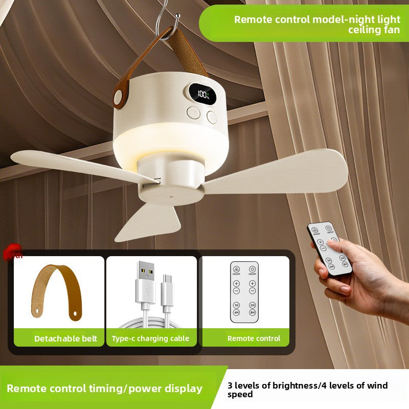 USB Ceiling Fan with Light