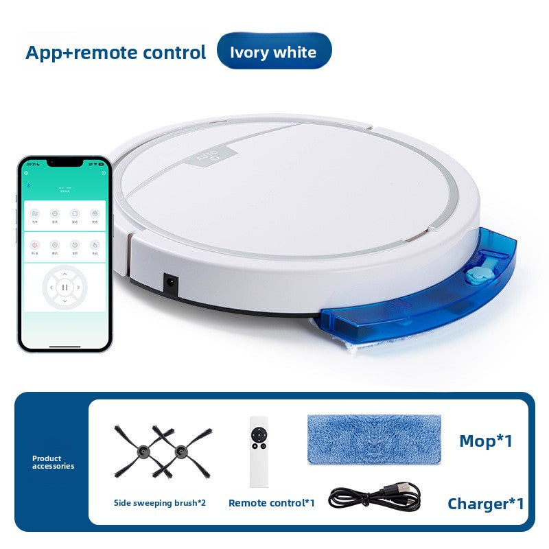 Robot vacuum charging dock included with the English-language packaging