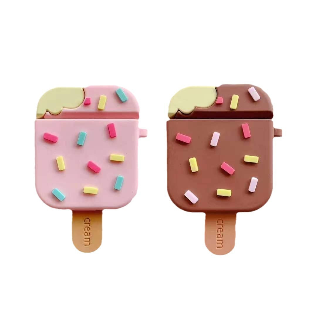 Close-up of the flexible TPU ice cream design with decorative hook