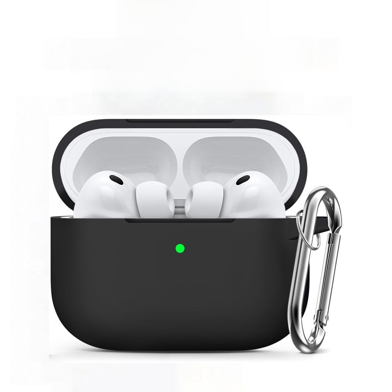 Soft silicone AirPods case in purple